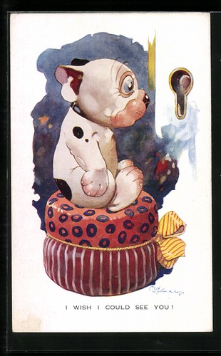 Cartolina artista george - d'artista,