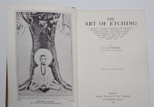 Etching the art - etching,, ernest