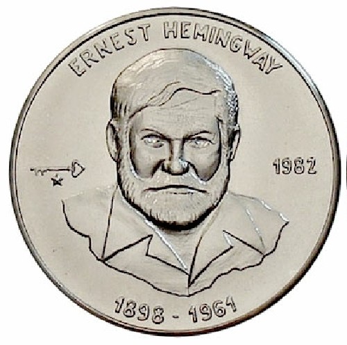 Ernest hemingway moneta - hemingway, su