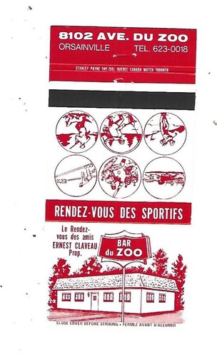 Bar zoo orsainville - du,