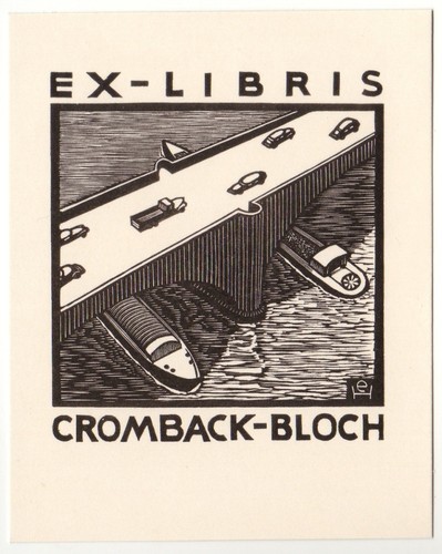 Ernest huber exlibris für - ernest, huber: