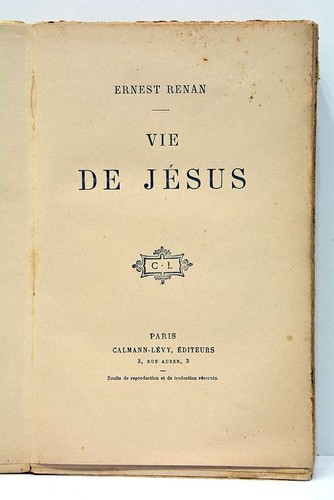 Vie jésus ernest renan - vie,