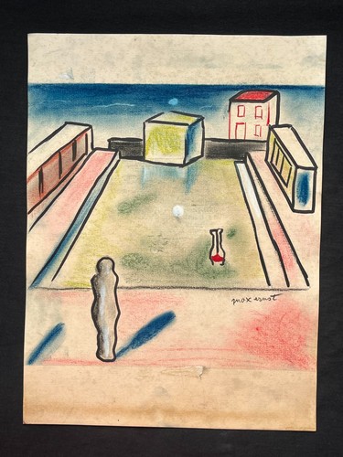 Max ernest quadro disegno - max, su