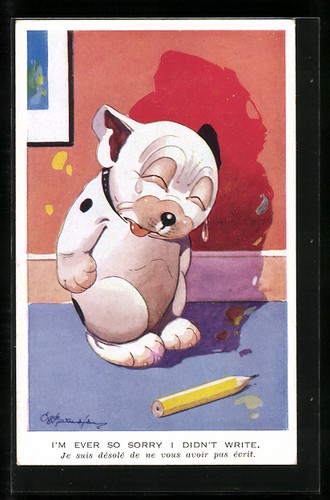 Cartolina artista george - cartolina,