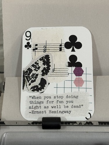 Aceo farfalla ernest hemingway - aceo,